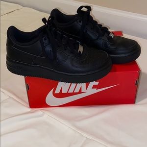 Black Nike Air Force 1s